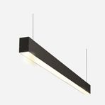 Dlc Profil Plastik Dikdörtgen Tekli Modern 120 cm 4000K Antrasit Ledli Sarkıt
