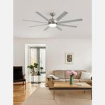 Dlc Zephyr Mat Krom 162 cm Uzaktan Kumandalı Tavan Vantilatörü