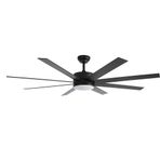 Dlc Zephyr Siyah Led 162 cm Tavan Vantilatörü