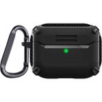 Dlrcase Apple Airpods Pro 2 Kılıf Sert Armor Karbon Görünüm A26 Siyah