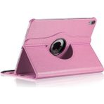 Dlrcase Apple iPad Pro 12.9 2018 3.nesil Uyumlu Kılıf Kapaklı Standlı 360 Dönebilen Koruma Dn3 Pembe