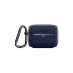 DLRCASE Pro Kulaklık Kılıfı, Sert Armor Karbon Görünüm, A26, Lacivert