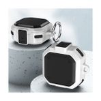 Dlrcase Samsung Galaxy Buds 2 Kılıf Tank Çift Renk Koruma SF11 Beyaz