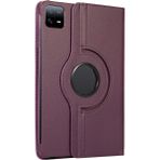 Dlrcase Xiaomi Mi Pad 6 Pro Kılıf Kapaklı Standlı 360 Dönebilen Koruma Dn2 Mor