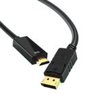 DM CHB038 4K DisplayPort to HDMI 1.8 mt Çevirici Kablo