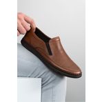 D&M DANİ&MARCA Erkek Hakiki Deri Ayakkabı, Günlük Ayakkabı, Yazlık Ayakkabı , Loafer Ayakkabı Taba Cilt