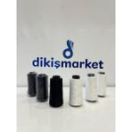 dm dikişmarket 150 Denye Polyester Ip Overlok Makinası Için uygundur 3 siyah 3 beyaz - set6