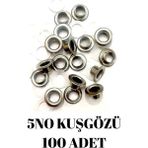 dm dikişmarket 5 No Kuş Gözü (100 Adet )Tulumba El Presi Makinasına Uyumludur - kuşgözüno5