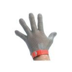 Dm Dikişmarket Çelik Eldiven Koruyucu Çelik Eldiven /Kasap Eldiveni Kesilmez Çelik Eldiven Paslanmaz Metal 5 Parmak Medium