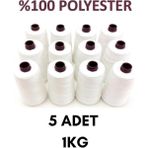 Dm Dikişmarket Çuval Ağzı Dikiş ipliği 1 KG 5 Adet