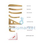 Dm Dikişmarket Dikiş Cetvel Setleri - Riga Takımı - Riga Cetveli - Riga Seti - Cetvel Seti Set 6