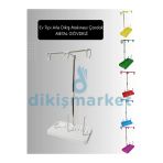 Dm Dikişmarket Ev Tipi Aile Dikiş Makinesi Çardak İplik Yolu Metal Gövdeli Yerli Üretim Beyaz