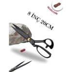 dm dikişmarket Hard Steel Marka 8 İNÇ 20 CM Kumaş Kot Kesim Profesyonel Terzi Makası