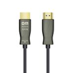 DM HI050 4K 60 Hz 2K 144 Hz 2.0 Fiber Optik 50 mt HDMI Görüntü ve Ses Aktarım Kablosu