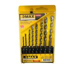 Dmax Beton Matkap Uç Seti, 8 Parça, 3-10 mm, Profesyonel El Aletleri