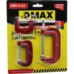 DMAX4153 ( 3pcs ) ( Mini ) Işkence Mengene Seti ( Çelik Karbon ) ( 255075MM )*72