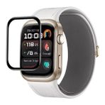 Dmay Huawei Watch D2 Akıllı Saat Uyumlu Tam Kaplayan Nano Ekran Koruyucu - 2 Adet - Koyu Siyah