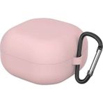 Dmay Samsung Galaxy Buds 4 Kulaklık Uyumlu Mat Silikon Kılıf+Kanca - Sarı