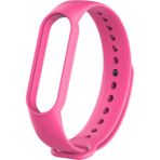 Dmay Xiaomi Mi Band 5 Akıllı Bileklik Uyumlu Silikon Kordon - Pembe
