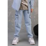 DMB BOYS & GIRLS % 100 Pamuk Straight Fit Düz Paça Jean Erkek Çocuk Kot Pantolon