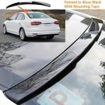 Dmb Vw Jetta Mk6 Boyalı Cam Üstü Spoiler (Pianoblack) 2012-2018 Arası