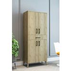 DMC Home Rivoli Çok Amaçlı Erzak Dolabı Kiler - 175x70x37 - %100 Mdf