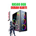 Dmc N149x (PUBG,GTA 5) I5-3470,16GB RAM,256GB SSD,8GB RX580,oyuncu Masaüstü Bilgisayarı