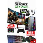 Dmc N16x (GTA 5) İ5 4570,32GB RAM,500GBHDD,256GB SSD,4GB GTX750Ti,23,8 Curved Oyuncu Masaüstü Bilgisayar