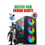 Dmc N222 (PUBG,GTA 5) I5 3470,16GB RAM,256GB SSD,4GB RX550 GDDR5,oyuncu Masaüstü Bilgisayar
