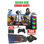 Dmc N259 (PUBG,GTA 5) I7 2600,16GB RAM,512GB SSD,8GB RX580,24''180hz Oyuncu Masaüstü Bilgisayar