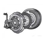 DMF VOLANT+DEBRIYAJ SETI+RULMAN KIT EMNIYET PUL SETI ILE BIRLIKTE TIGUAN 2.0 TDI 08-18 CBAB CFFB CLJA VALEO 837346