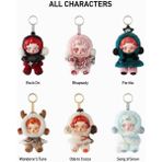 DMR Accessoire 6 Adet Skullpanda Labubu Sürpriz Kutu Rasgele Renk 6lı Set Gotik Kız Bebek Skull Panda - Karışık Çok Renkli