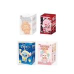 DMR Accessoire Mükemmel 4’lü set 1 adet labubu 1 adet skullpanda 1 adet cry baby 1 adet stitch