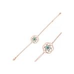 DMR Elegance DMR-GMSH-BRKD-BR0460324 Gümüş Rose Yaşam Çiçeği Bileklik
