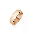 DMR Elegance DMR-GMSH-BRKD-LR11001886 6 Mm Düz Bombeli Rose Gümüş Alyans