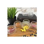 DMR HOME 6 ADET Çift Cidarlı Mini Sosluk Drajelik - Mini Lokumluk - Çerezlik Kahve Yanı Sunumluk 40 Ml.