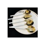 Dmr Life 5 Parça Titanyum Gold Beyaz Sos Servis Takımı
