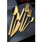 Dmr Life Pırlanta Titanyum Gold 84 Parça Çatal Kaşık Bıçak Takımı