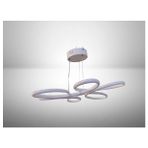 Dmr Lotus Çiçek Sarkıt LED Avize Beyaz Kasa Üç Renk 6500K/4000K/3000K (Beyaz Ilık/bbeyaz/sarı (Günışığı))