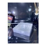 dmrpack 10x10x3 Asetat Kapaklı Beyaz Kutu ( 25 Adet ) Düğün, Nişan, Kına Hediyelik Kutu