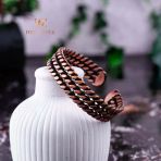 Dmt Copper Home %100 El Yapımı Bakır Bileklik,Doğal Antibakteriyel Bakır Bileklik, Sağlık Dostu Şık Tasarım