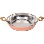 Dmt Copper Home Dmt Gaziantep Bakır Sahan Omlet Yumurta Tavası Mıhlama Sahan 1.sınıf 14 cm (Kalaylı) - Siyah