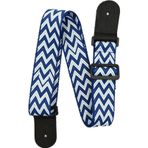 DMX Guitars Chevron Mavi Gitar Askısı