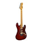 Dmx Guitars DAS 100 Cherry Burst Elektro Gitar +Taşıma Çantası