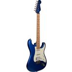 DMX Guitars DEG100 HSS TB Elektro Gitar (Transparent Blue)