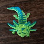 Dna Studio 3D Axolot Yeşil (Aksolot)