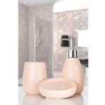 Dnd Merlin Pembe 3 Parça Seramik Banyo Seti