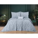 D'niss Home Afrodit 4 Parça Çift Kişilik Yatak Örtüsü - Gri - 240 x 250 cm