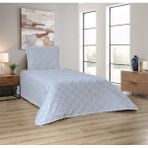 D'niss Home Iskandinav Eva 2 Parça Tek Kişilik Yatak Örtüsü - Gri - 180 x 240 cm