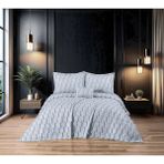 D'niss Home Yağmur 4 Parça Çift Kişilik Yatak Örtüsü - Gri - 240 x 250 cm